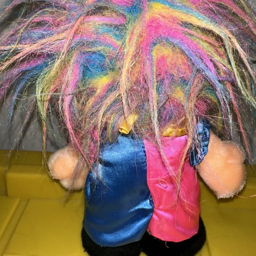 Vintage Trolio Trolls Plush Doll Clown  Stuffed. Plush 1992